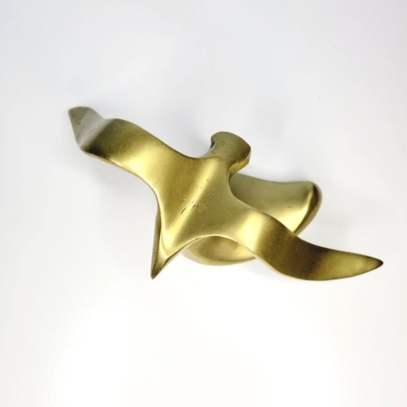 Solid Brass 7" Seagull Vintage Made in Tiawan - Picture 3 of 10